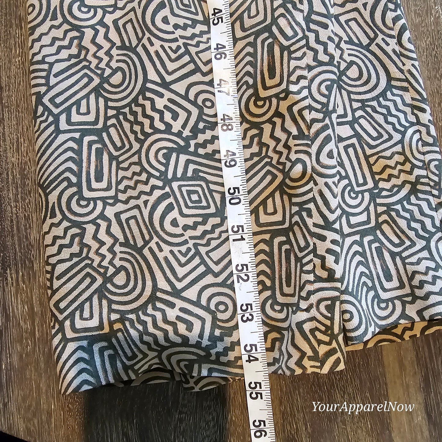 Spenser Jeremy Vintage Print Silk Sleeveless Maxi Dress Sz 8 (0968