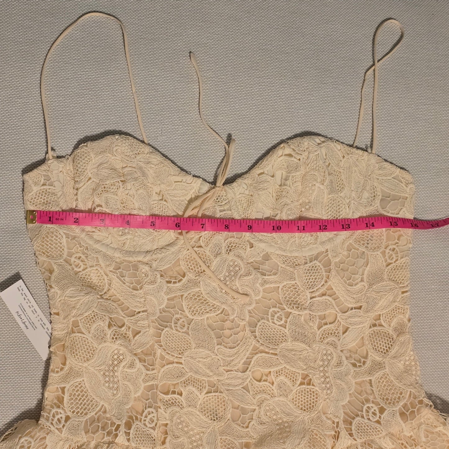 For Love & Lemons Coco Lace Sleeveless Mini Dress Sz L NWT Cocktail/Party Dress NWT