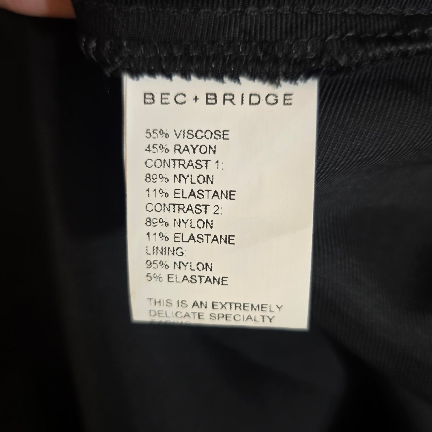 BEC & BRIDGE Black Chocolate Amoras Cut Out Maxi Dress Sz 10 NWT