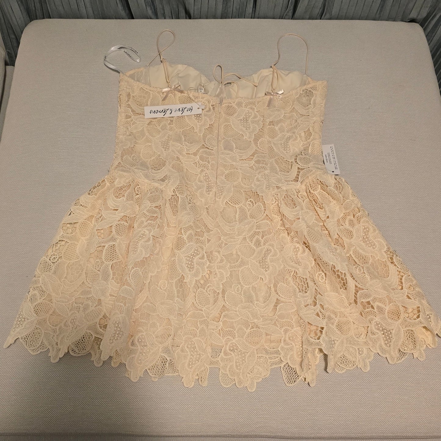 For Love & Lemons Coco Lace Sleeveless Mini Dress Sz XL NWT Cocktail/Party Dress