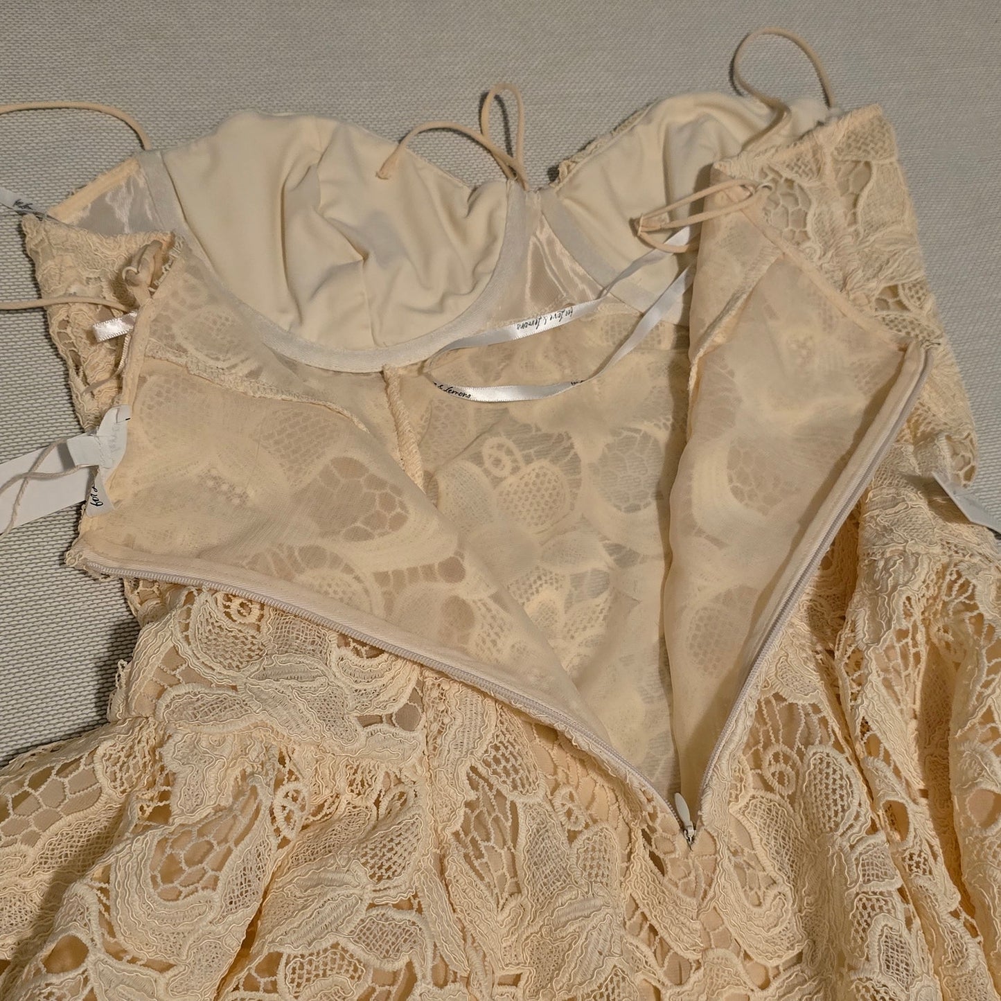 For Love & Lemons Coco Lace Sleeveless Mini Dress Sz XL NWT Cocktail/Party Dress
