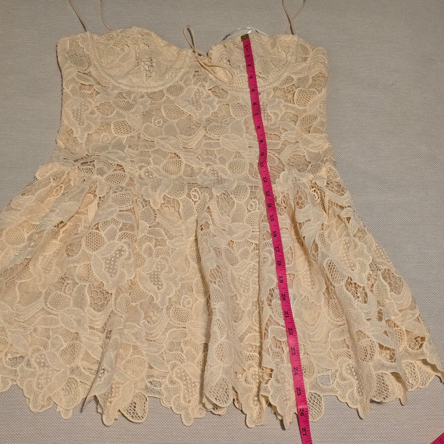 For Love & Lemons Coco Lace Sleeveless Mini Dress Sz XL NWT Cocktail/Party Dress