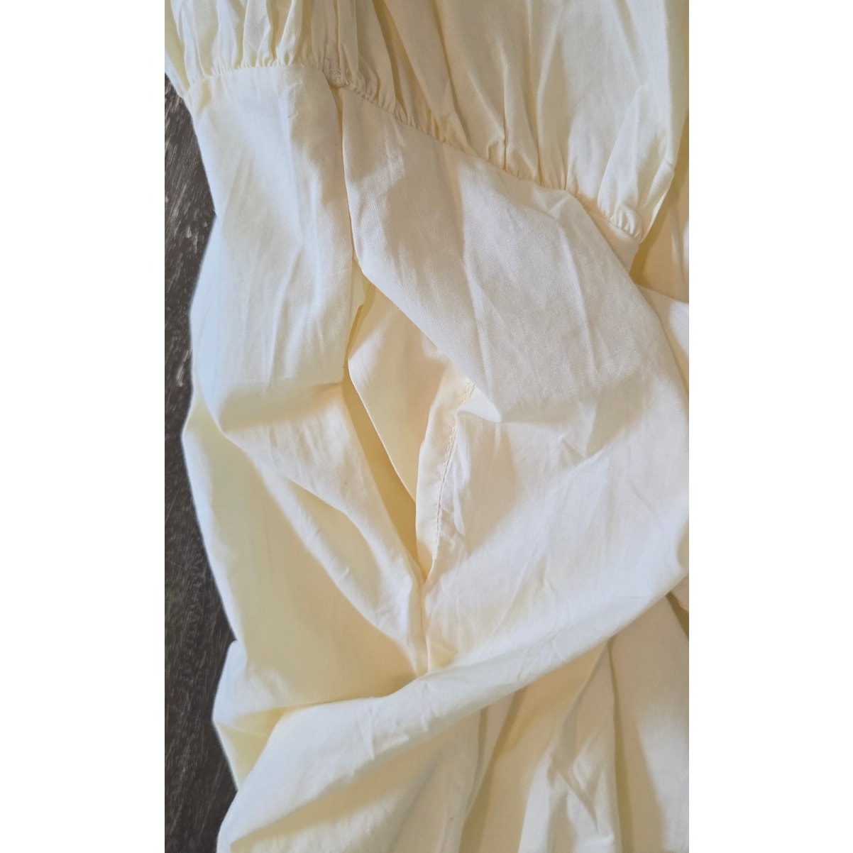 &merci Women's Yellow Baby Doll Mini Dress Sz Large (0953)
