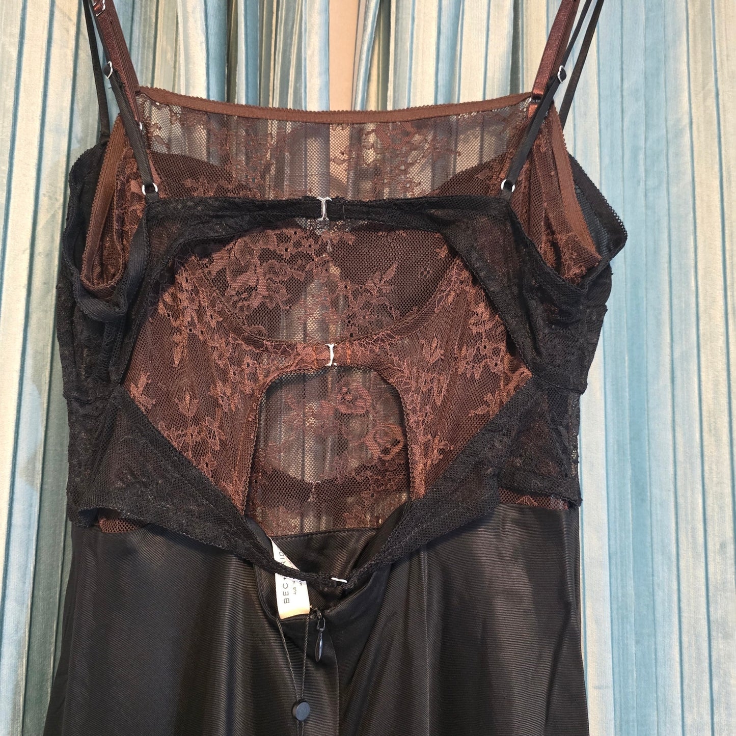 BEC & BRIDGE Black Chocolate Amoras Cut Out Maxi Dress Sz 10 NWT