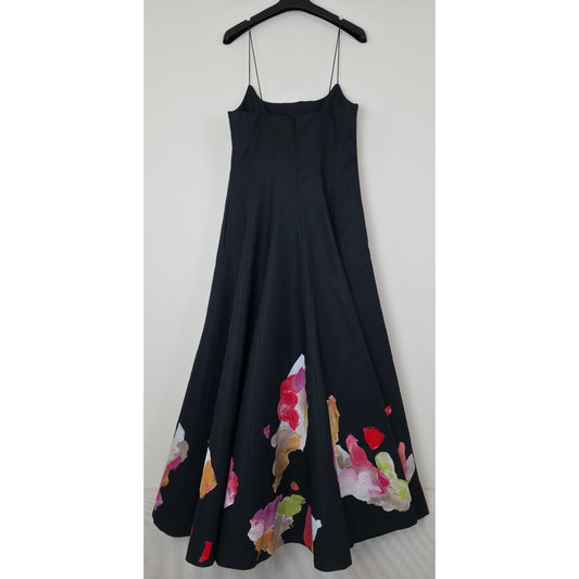 Acler Abstract Samstone Sleeveless A-Line Maxi Gown Dress Sz 6 NWOT