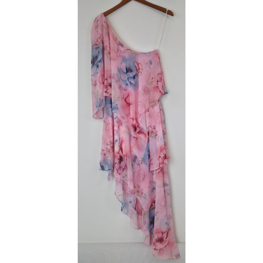 Guizio Ayla Midi Dress Cotton Candy Ambrosia Medium NWT PRICE DROP