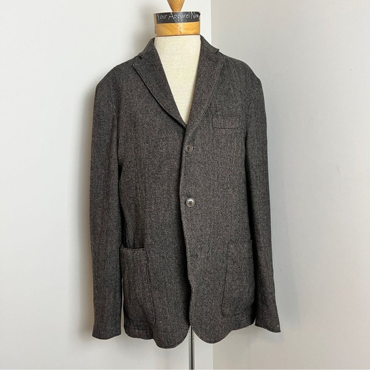 Calvin Klein Men's Unlined Single Breast Cotton Blend Jacket Blazer size 50 (500
