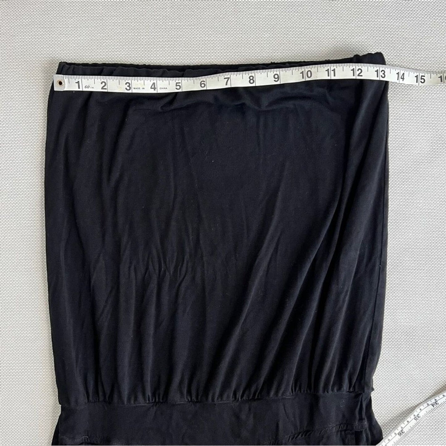 Young Fabulous & Broke Women's Black Tube Top Skinny Ankle Jumpsuit size Small