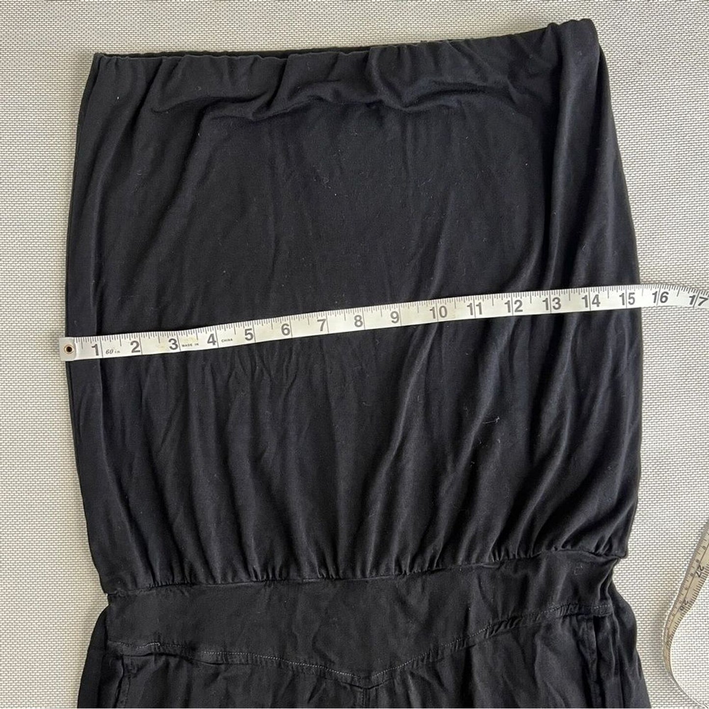 Young Fabulous & Broke Women's Black Tube Top Skinny Ankle Jumpsuit size Small