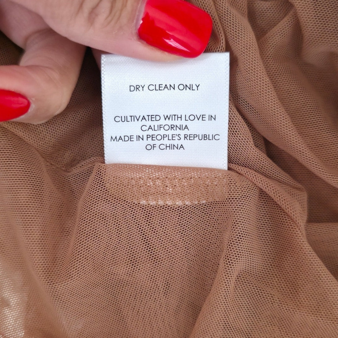 Daughters of Simone Hollis Lace Open Back Wedding Gown Bridal Bohemian XL NWT