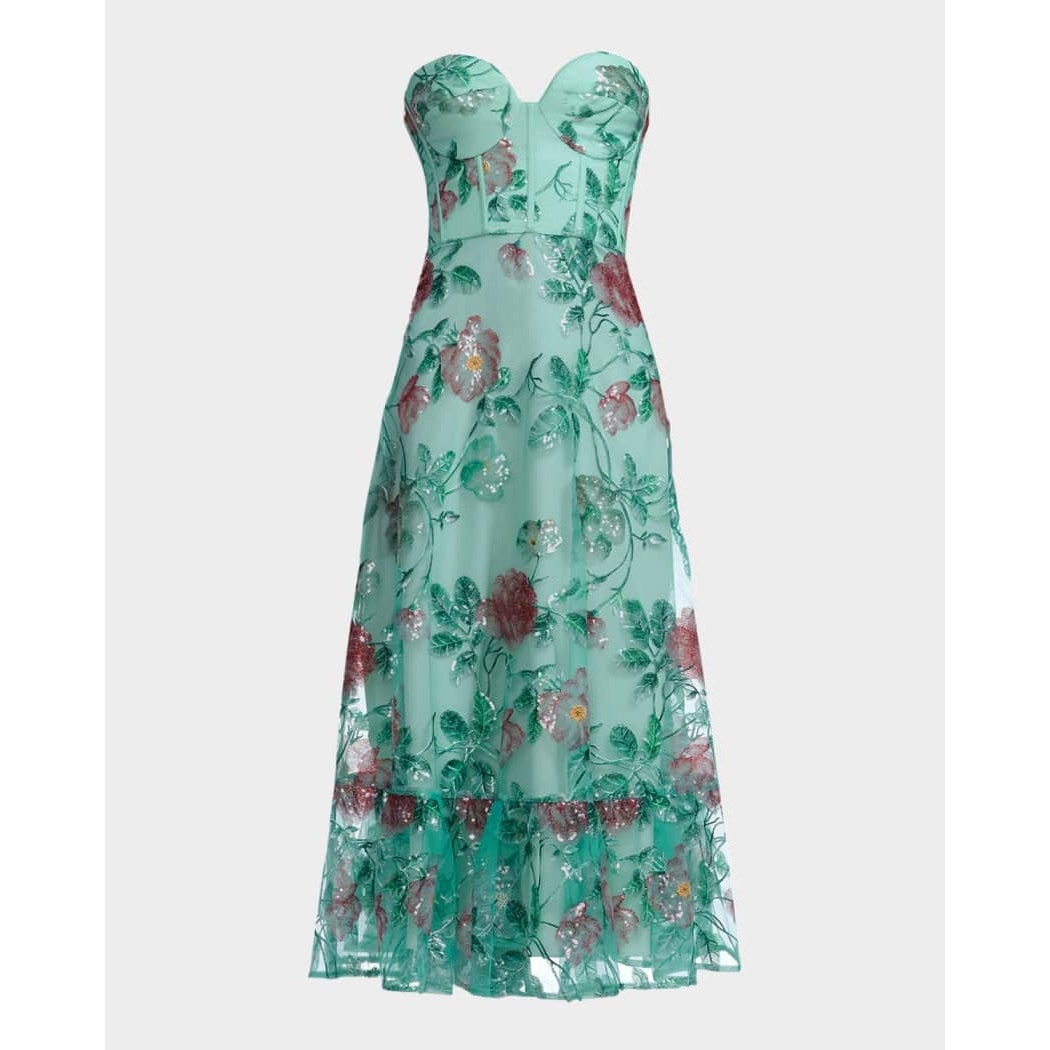 Dress The Population Carina Strapless Sweetheart Sequin Midi Dress Sz YourApparelNow Dress The Population Carina Strapless Sweetheart Sequin Midi Dress Sz YourApparelNow