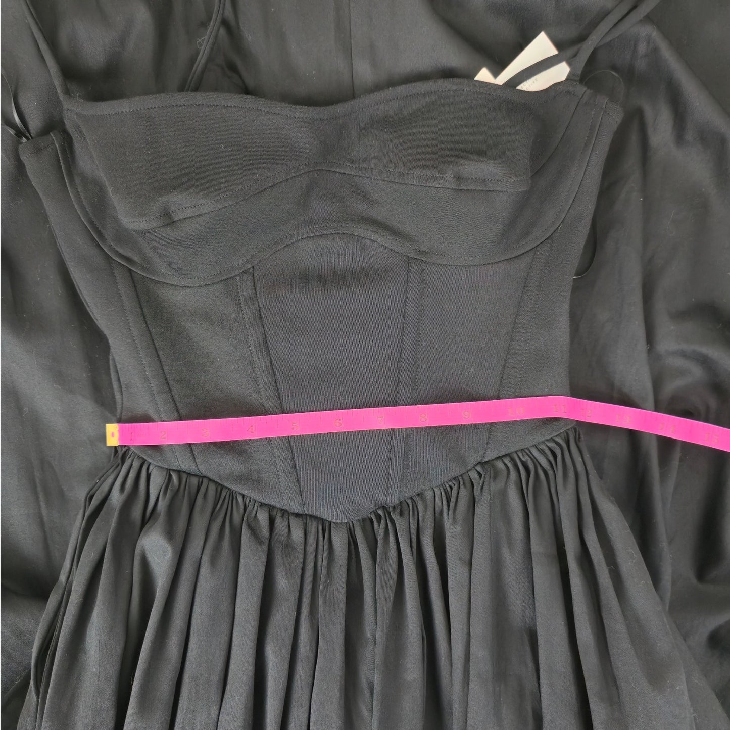 DELFI Collective Black Lilith Dress Elegant Designer Maxi Dress Sz XS