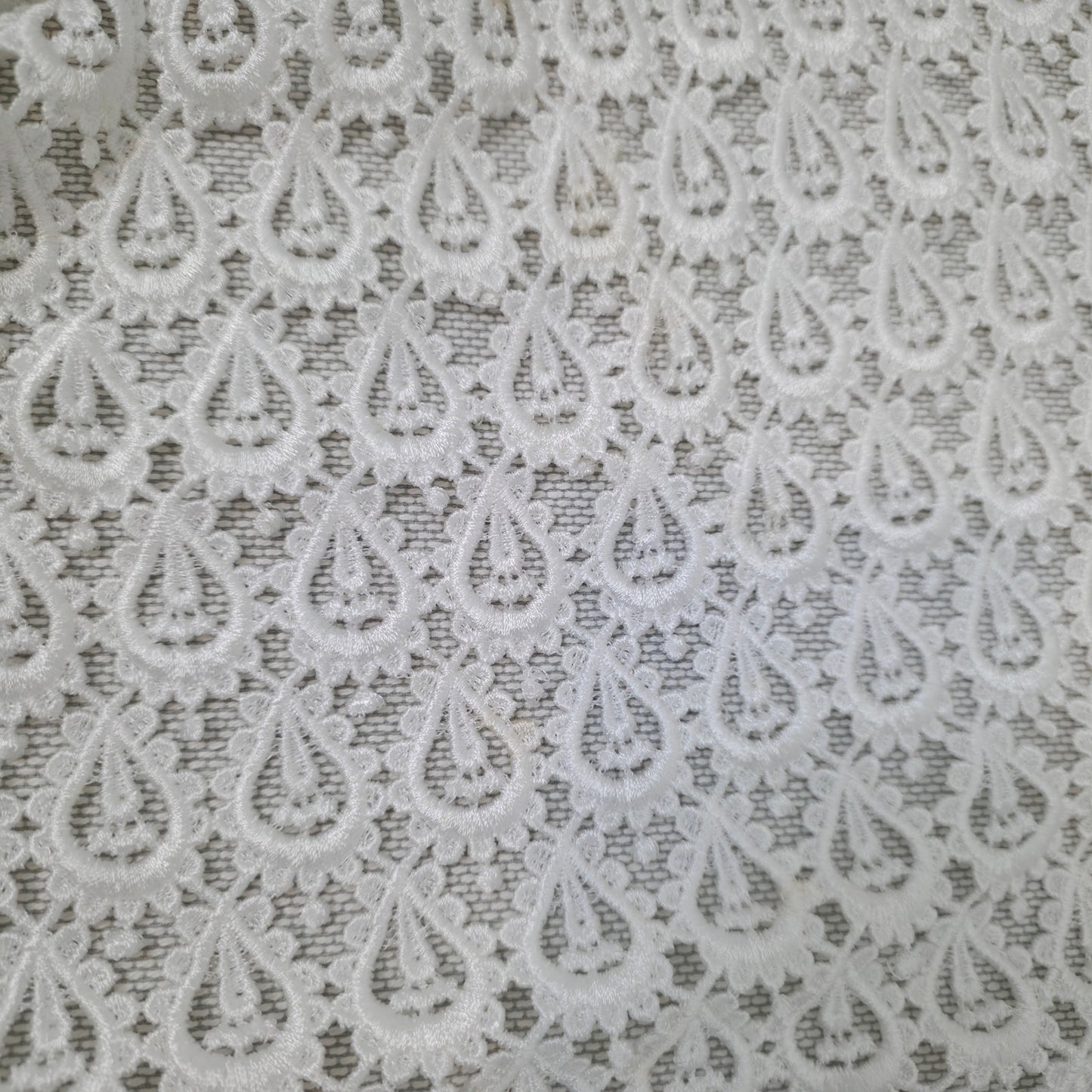 Daughters of Simone Nev Almond Crochet Lace Wedding Dress 4XL Anthro Boho Gown