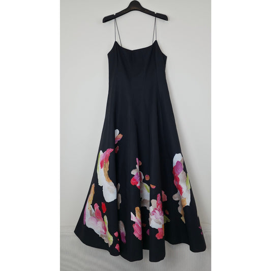 Acler Abstract Samstone Sleeveless A-Line Maxi Gown Dress Sz 6 NWOT