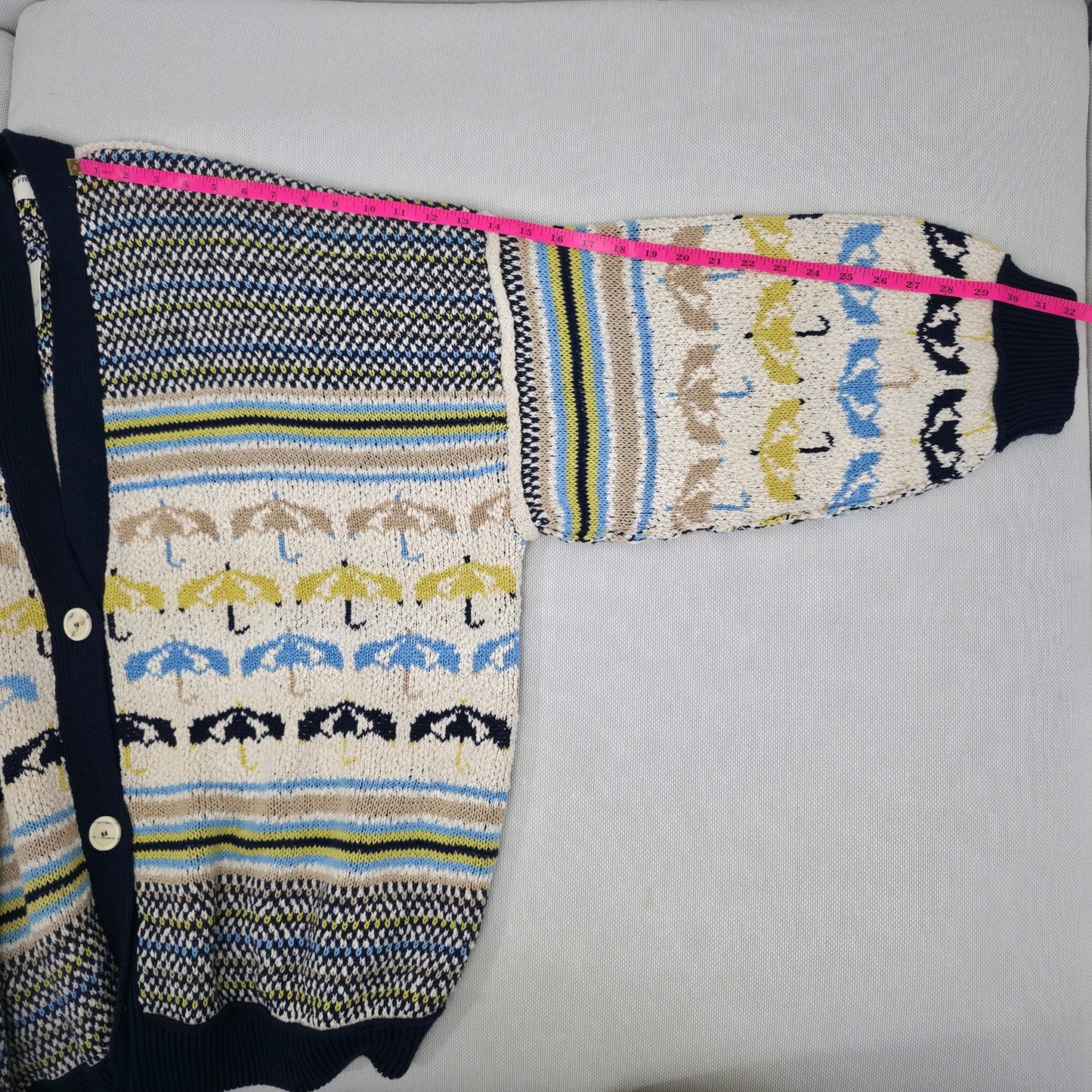 FREE PEOPLE We The Free Umbrella Knit Cardigan Sweater Oversized Large NWT