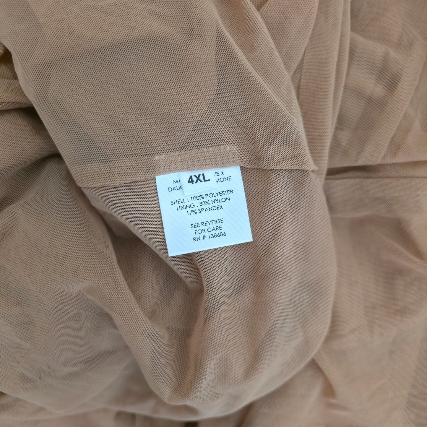 Daughters of Simone Ivory Hollis Lace Wedding Bridal Gown Open Back 4XL