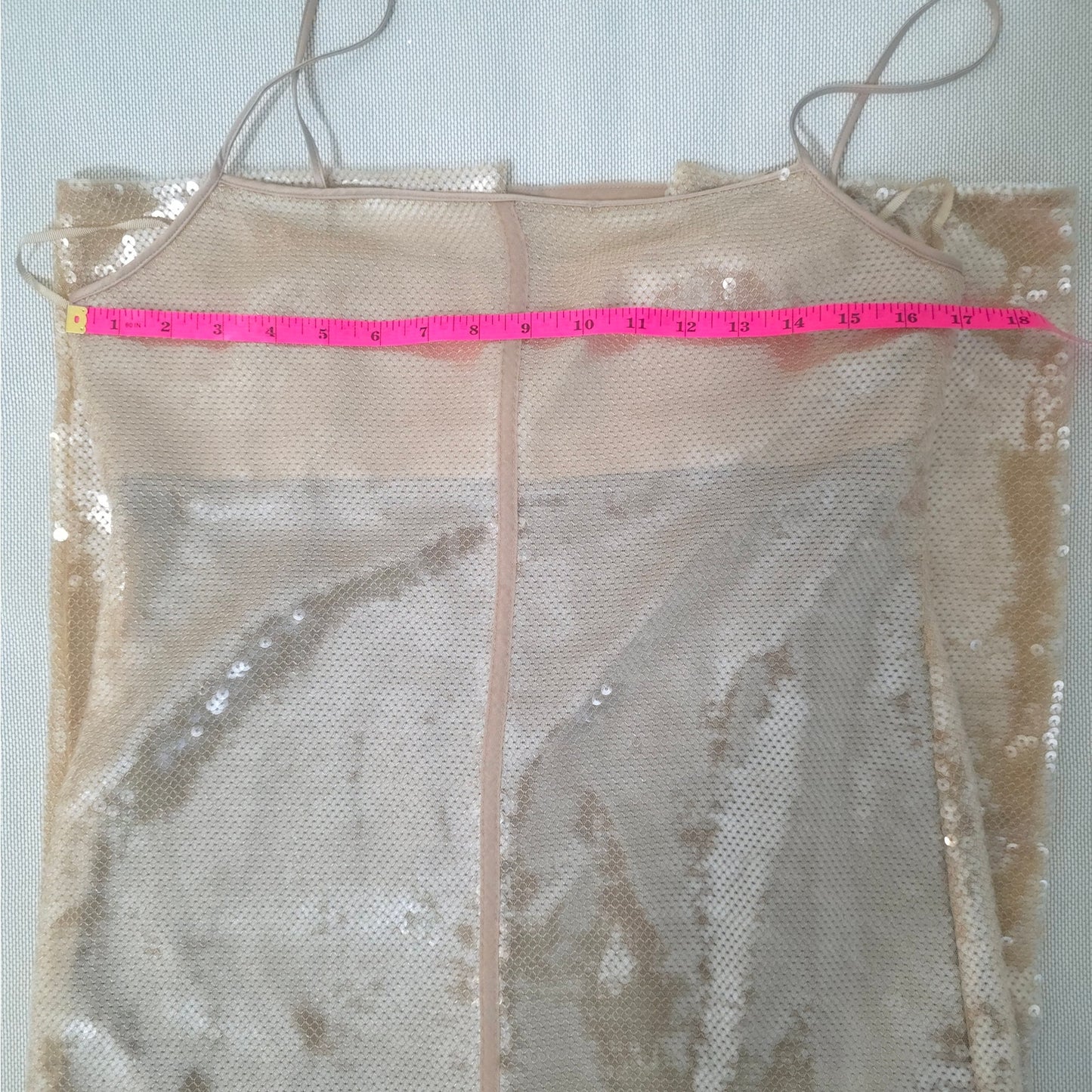 A.L.C Clear Danielle Sequined Sleeveless Midi Dress Sz Medium NWT