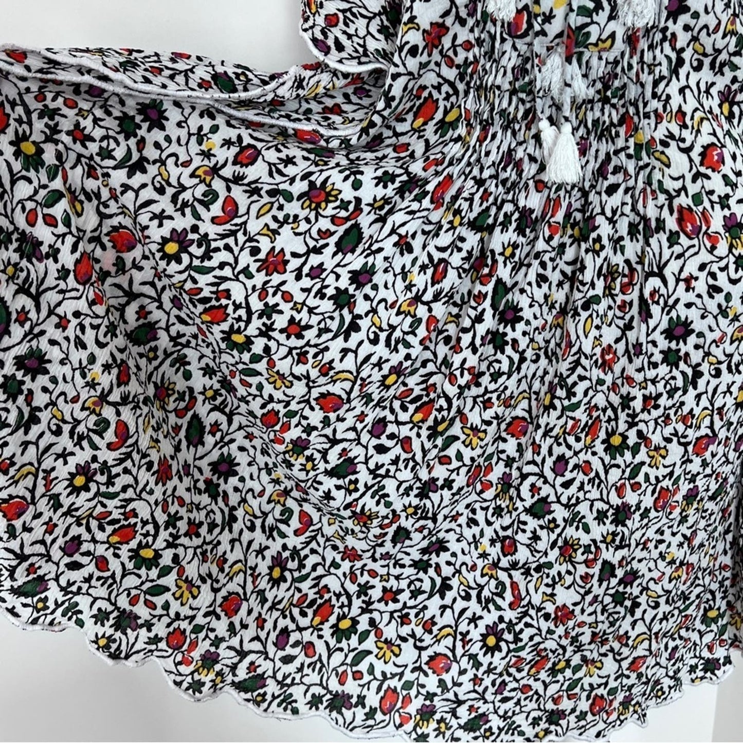 Club Monaco Multi-Color Tassel Cover up Dress size XS (398)