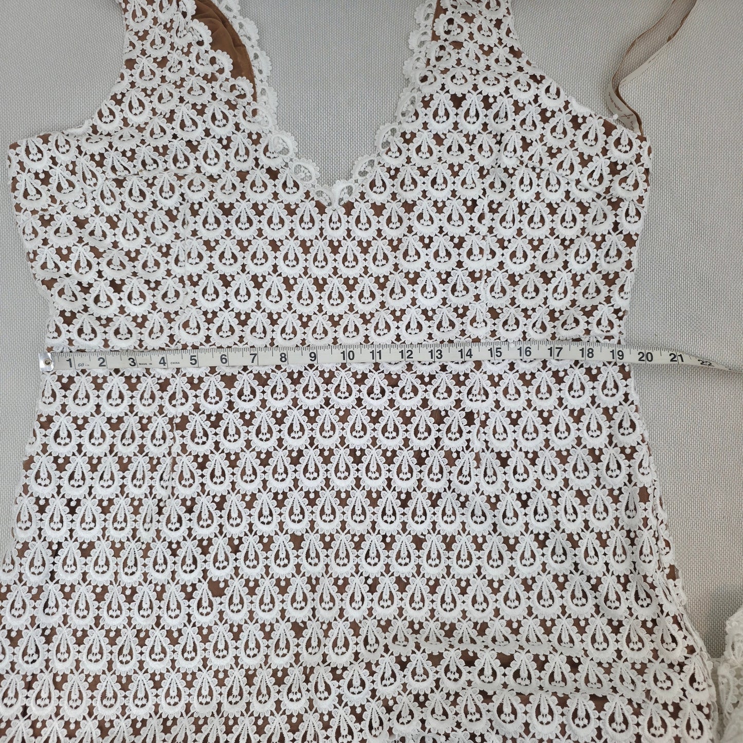 Daughters of Simone Ivory Hollis Lace Wedding Bridal Gown Open Back 4XL