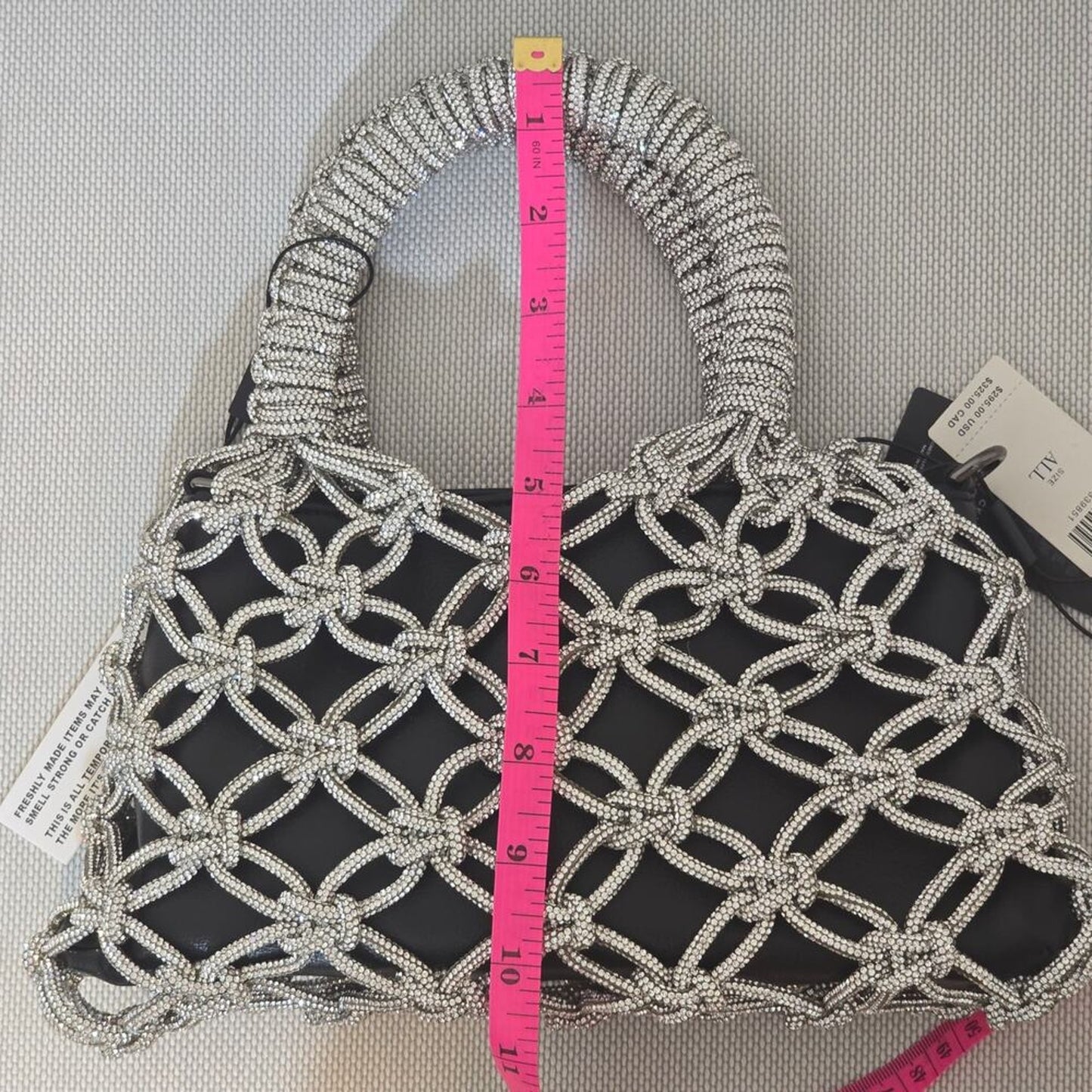 ROCKNOT THE TRANSFORMER Crystal Insert Black Bag and Crossbody