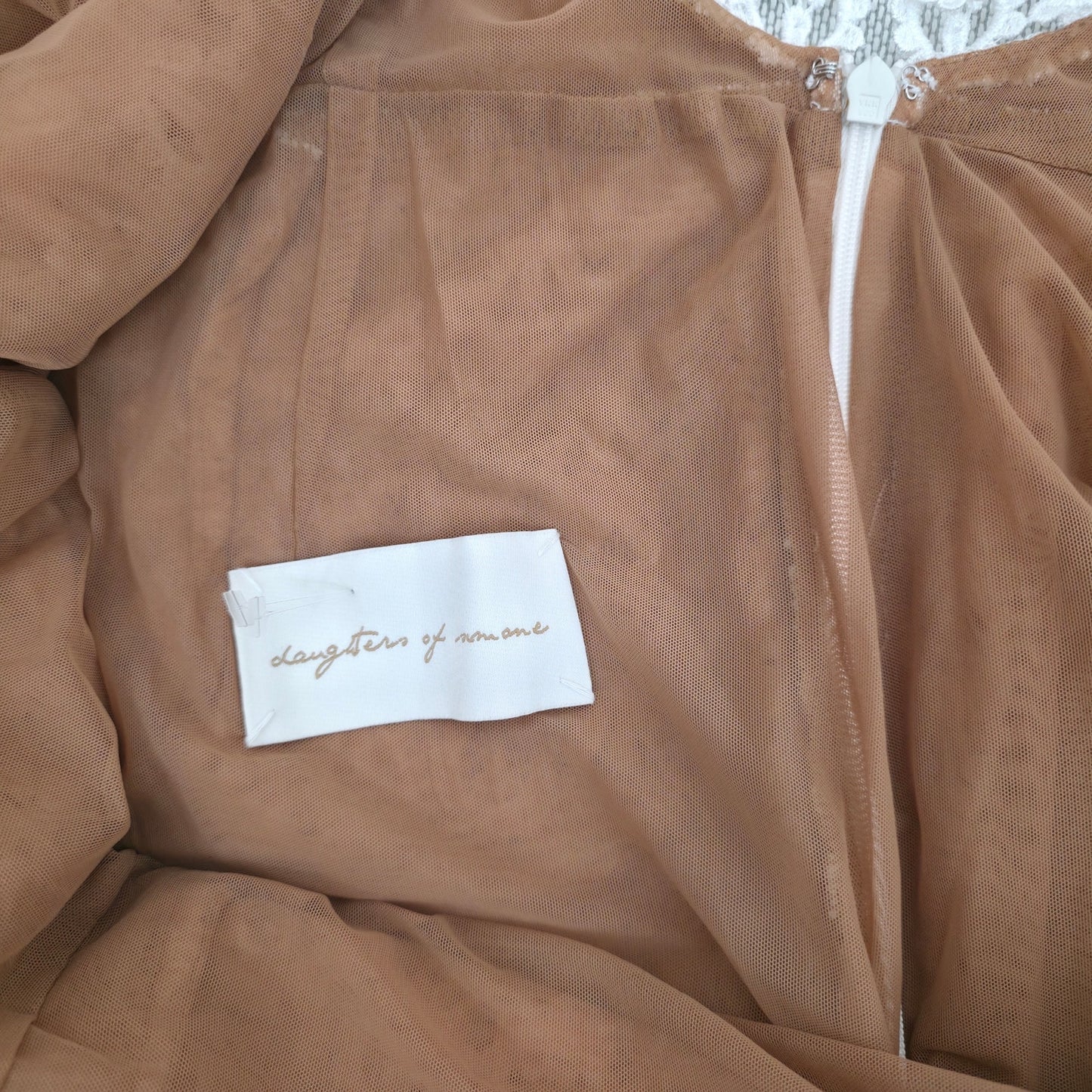 Daughters of Simone Ivory Hollis Lace Wedding Bridal Gown Open Back 4XL