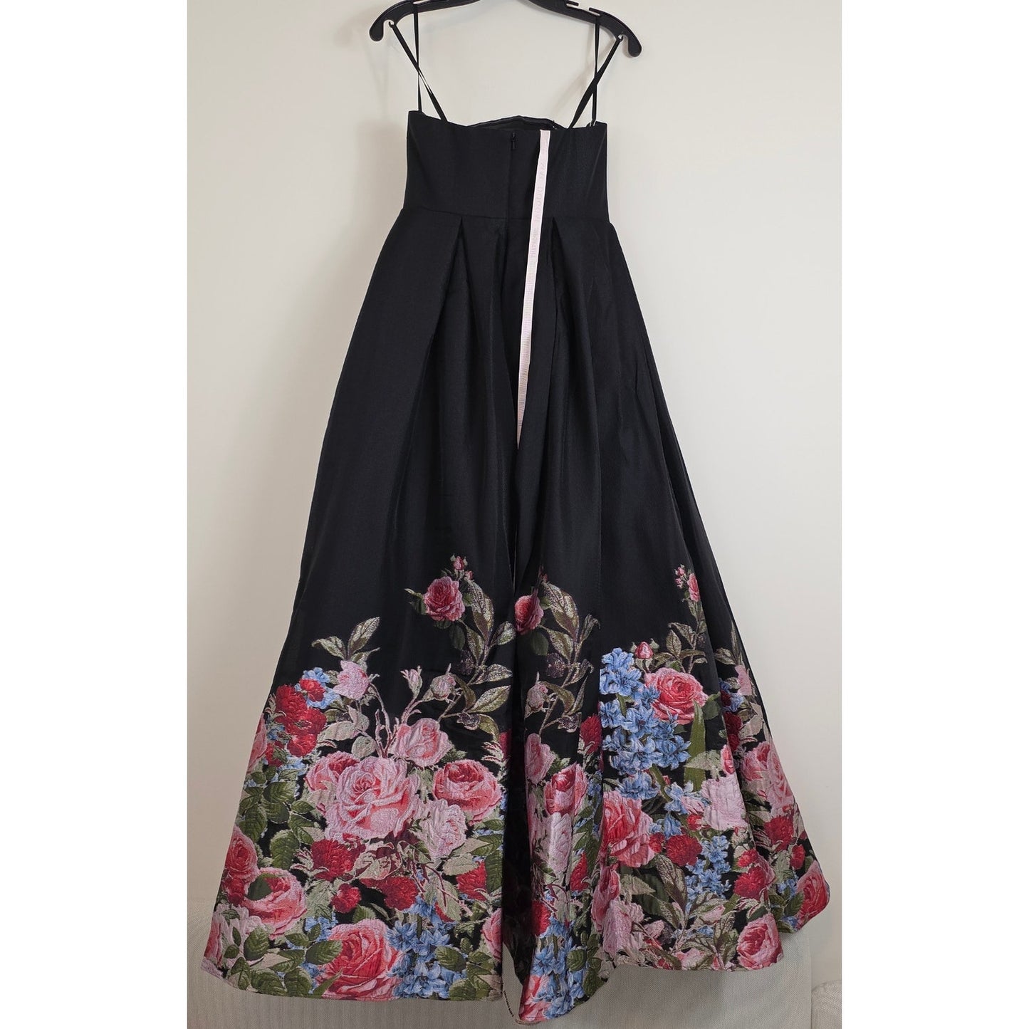 Mac Duggal Strapless Floral Brocade Maxi Ballgown Dress Sz 6 NWT