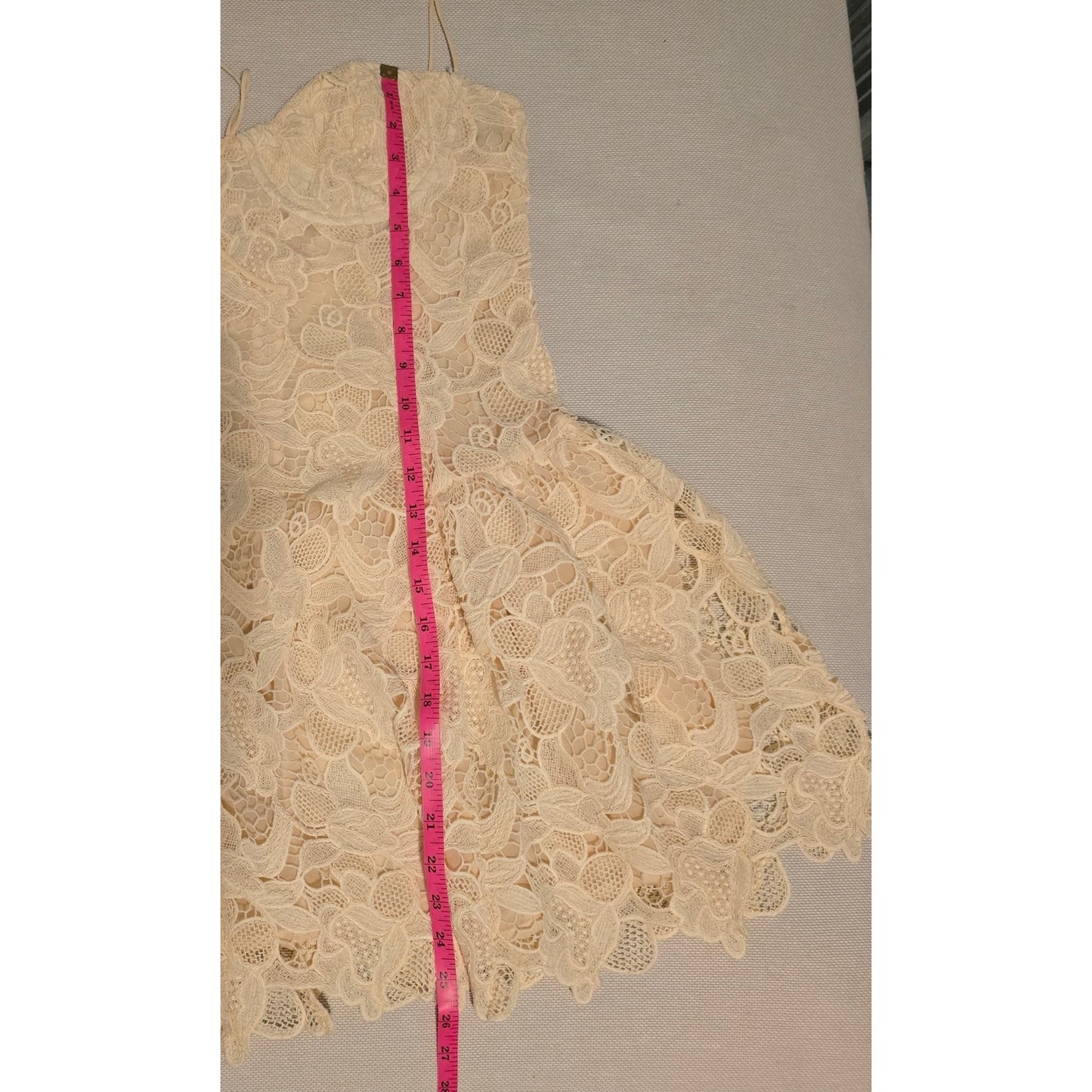 For Love & Lemons Sleeveless Coco Lace Corset Mini Dress Size L NWT