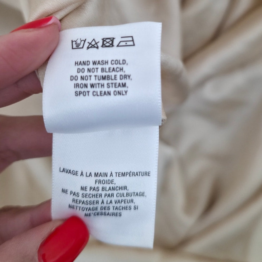 BHLDN Rish Haleh Flutter-Sleeve Lace V-Neck Fit & Flare Wedding Gown 22W NWT