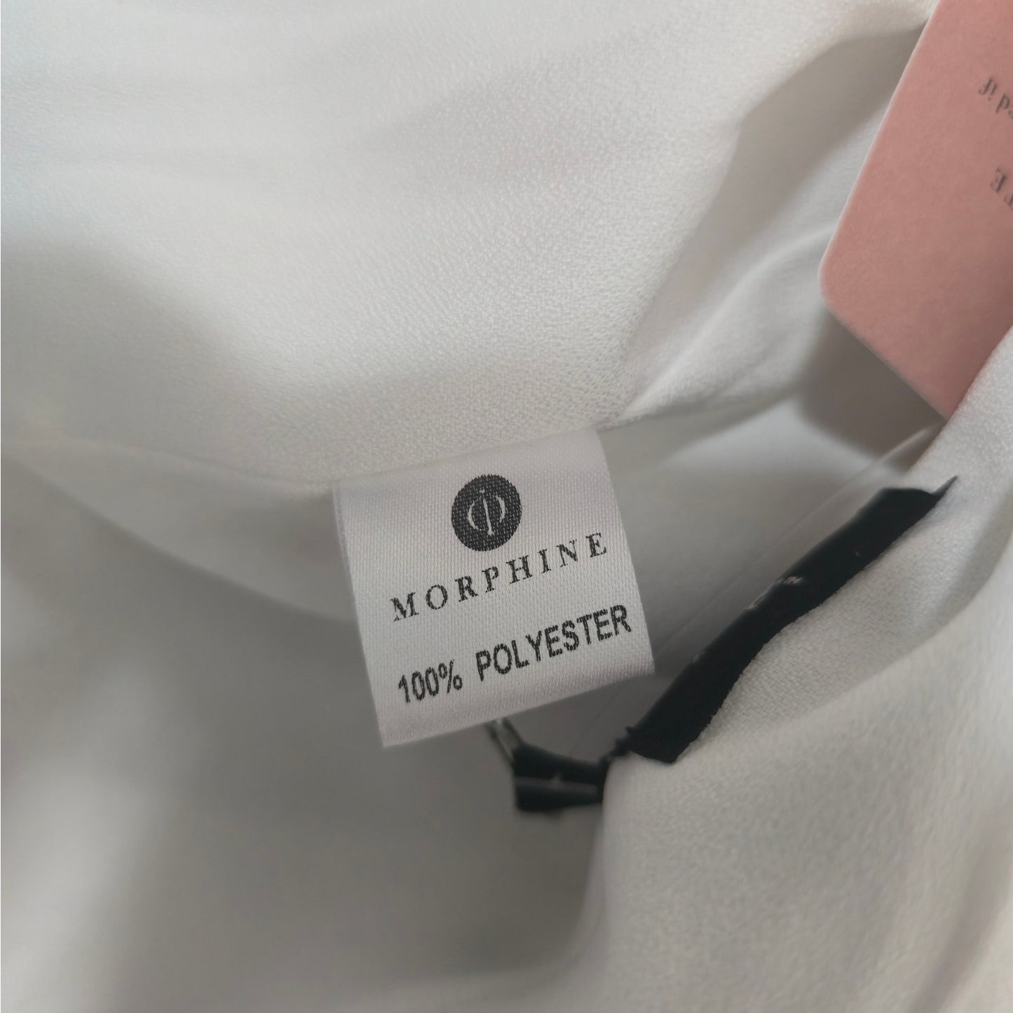 Morpine Fashion White Hypnotized Pearl Crystal Jacket Blazer Sz XL