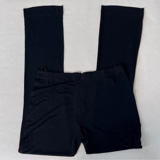 DOLCE & GABBANA Black Straight Sheer Pants size 40 (336)