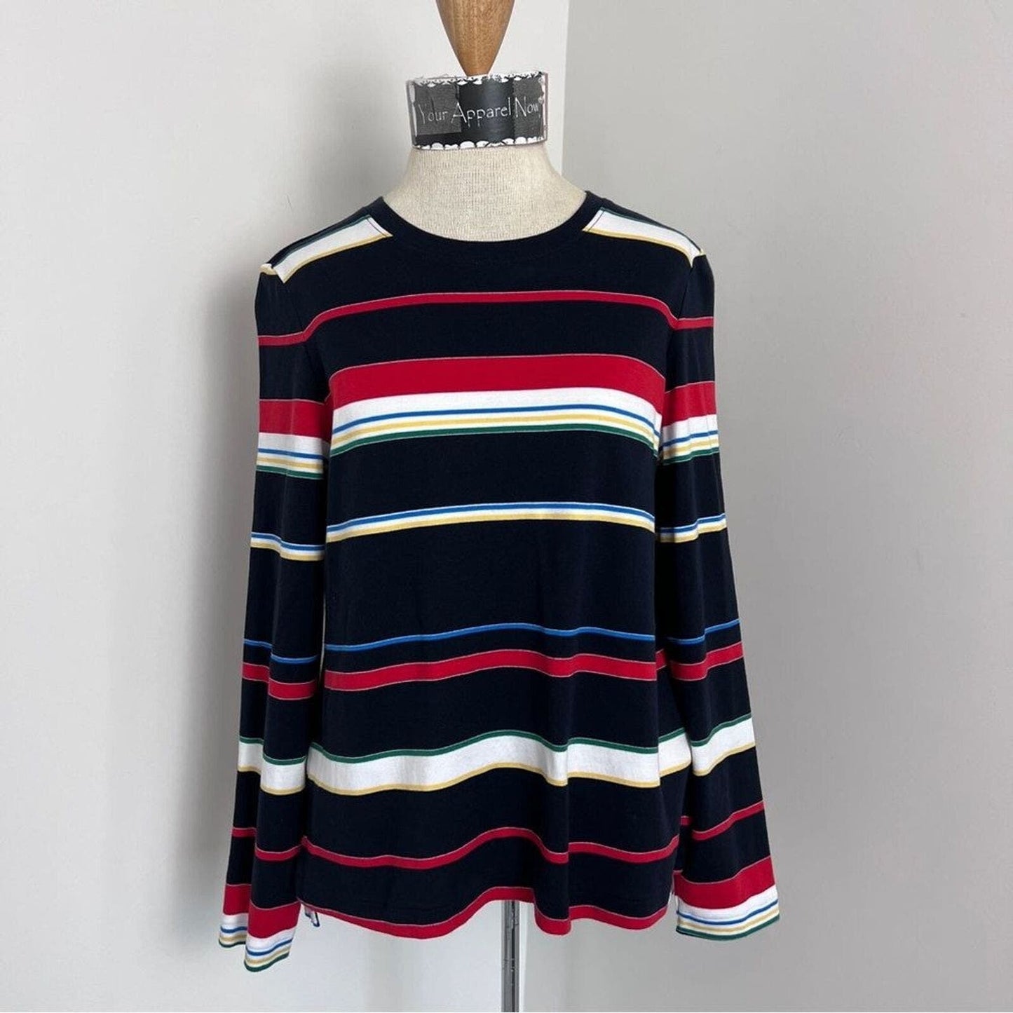 Brooks Brothers Stripes Long Sleeve Thin Sweater size M (350)