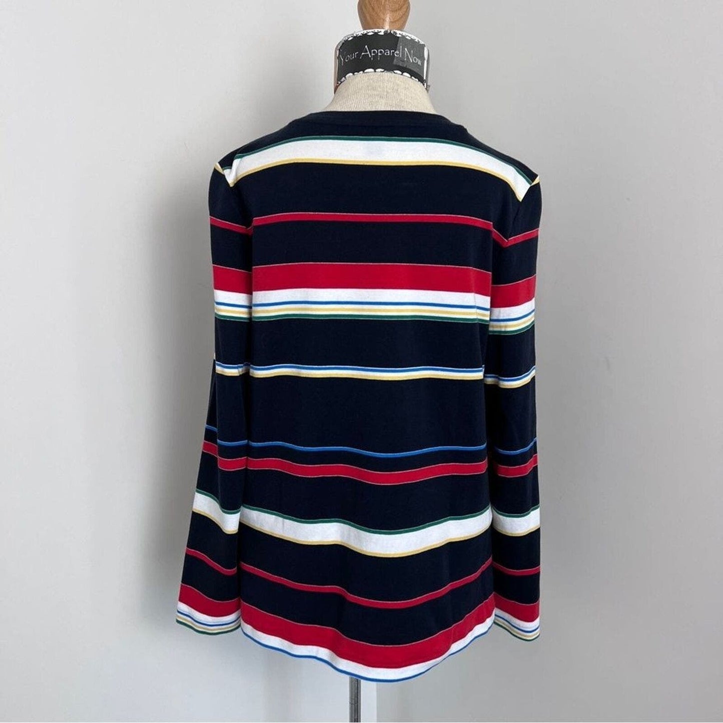 Brooks Brothers Stripes Long Sleeve Thin Sweater size M (350)